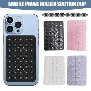 Silicone Stand Sticky Double Sided Suction Cup Phone Case Mount Double Sided Phone Accessories Hands Free Strong Grip Holder