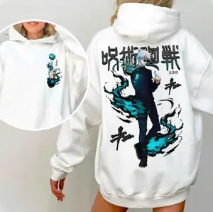 Gojo 2 side Sweatshirt, Jujutsuu Kaisenn Shirt, Cartoon Cute Amine Shirt, Sweater, Hoodie