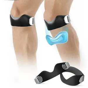 Silicone Patellar Knee Brace – Unisex Adjustable Knee Brace, Suitable for Running, Basketball, Volleyball, Squatting, Tendinitis, and Protecting The Knee Joint. TikTokShop Black Friday Christmas Gift.