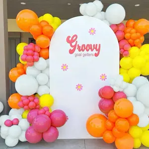 Balloon Arch Kit, 75pcs/set Mixed Color Balloon with Balloon Arch Strip & Glue Dots, Decorations for Wedding, Bridal Shower, Gender Reveal, Birthday