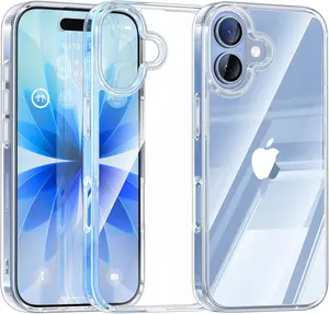Maledan Crystal Clear iPhone 17 Case – Military-Grade Shockproof, Anti-Yellow Slim Transparent Cover