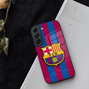Barcelona Phone Case Glass Accessories for Samsung Galaxy S26 S25 S23 S24 S21 S22 S20 Ultra Fe Plus A15 A14 Cover