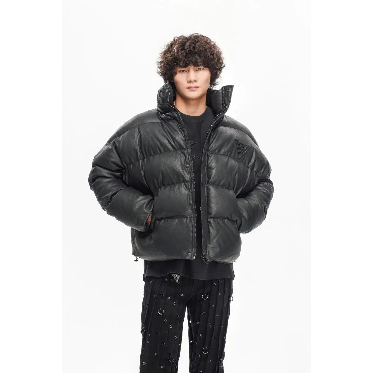 Mr. Puffer Denim Jacket – Waxed Black