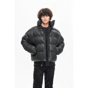 Mr. Puffer Denim Jacket – Waxed Black