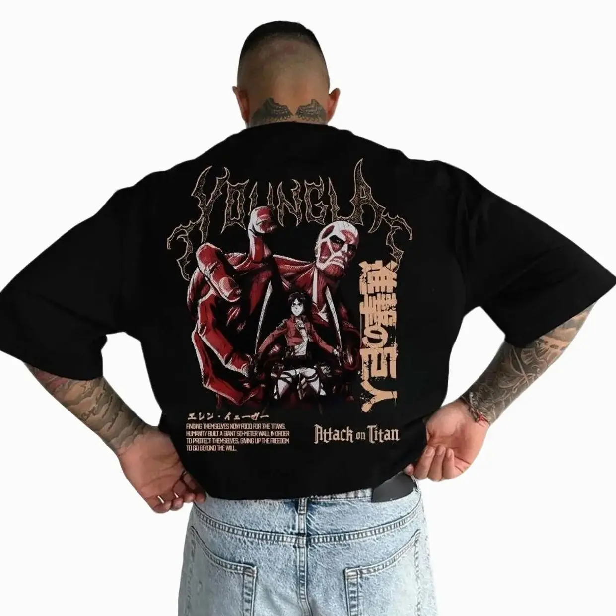 NEW 2025 Attack On Titan Classic Unisex T-shirt - Lux Brand Anime Attack On Titan T-shirt Graphic 1:1 T-Shirt Designer Clothing, Streetwear Y2K Style, Trendy Best Gift SS ET0BL