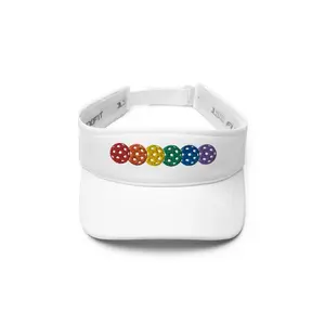 Pickleball Rainbow Balls | Visor, Perfect Gift for Mom, Lightweight Comfort Fit, Best for Outdoor Games Stylish Sports Accessory