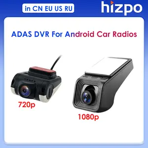 [Hizpo] For Android GPS Player Car Dash HD 1080P ADAS USB Front DVR Camera Driving Digital Video Recorder Night Version No SD Card