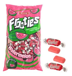 Frooties 360 Piece Bag Watermelon (Net Wt. 38.8oz.) - Sweet and Tangy  Snack- Candy tiktok socker bit delicious Tuna Refill Pouch Bonbon Sugar Artificial