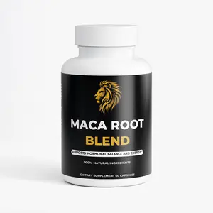 Maca Root Blend 1500mg - Supports Hormonal Balance & Energy - 60 Capsules - Dietary Supplement for Fitness & Healthcare