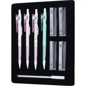 - Cute Mechanical cil, 0.7mm, 16 count, Girls &  Fancy Lead cils with Eraser