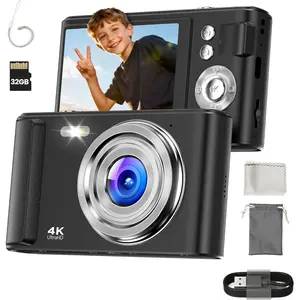 Digital Camera 4K for : 48MP Cameras for Teens Photography - Autofocus Photo Camera Gifts for  Ages 5-18 - Compact Camara for Beginner - Point and Shoot Digital Cameras with 32GB TF Card
