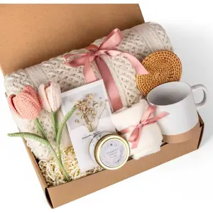 Baskets for Women, Birthday Gifts for Women, Self Care  Baskets Care Package, Thank You, Get Well, Sympathy Inspirational Friendship Gifts for Mom, Grandma, Sister,, Girls
