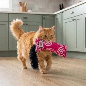 KONG Kickeroo Swirl for Cats, Assorted Colors