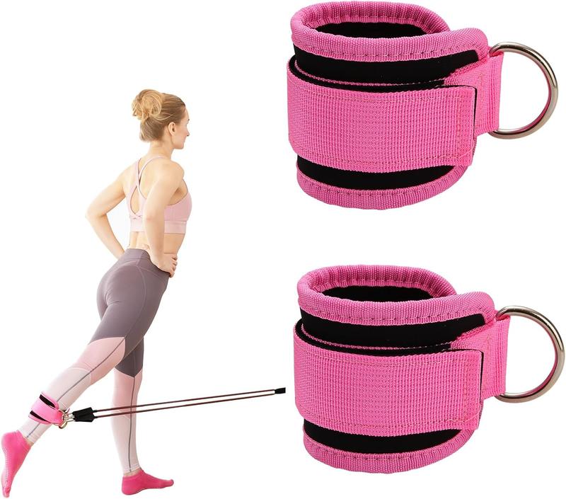 Premium Ankle Straps for Cable Machines – Universal Fit with Comfortable Padding, Suitable for Glute Kickbacks and Various Cable Exercises, Ideal for Both Men and Women