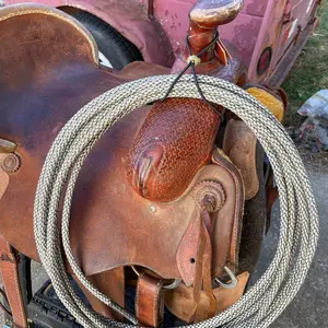 Bigfoot Ranch Saddle Rope Holder for Horseback riding with elastic band