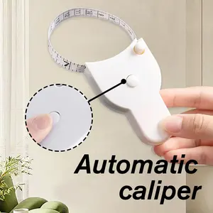 Body Measuring Tape 60 Inch, Bright White Fitness Measuring Tool - Dual Scale (Inch/cm) for Body Fat Tracking & Tailoring