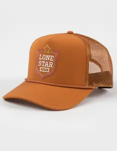 AMERICAN NEEDLE  Mens Lone Star Trucker Hat, Brown