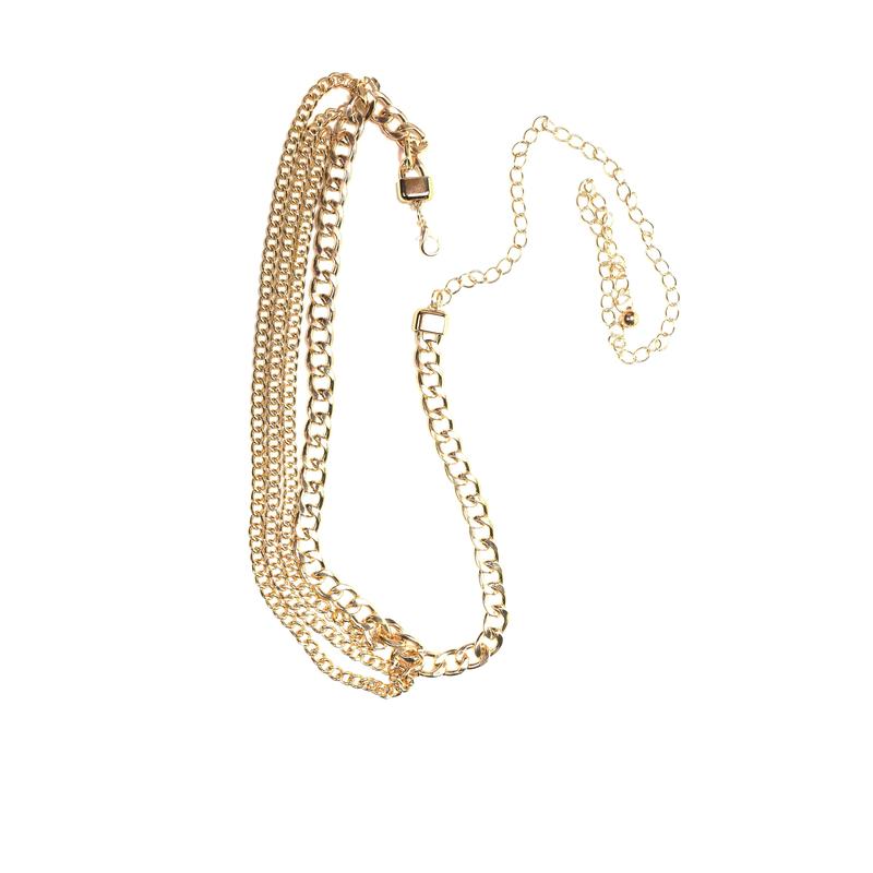 Linked Up Chain Belt - Gold