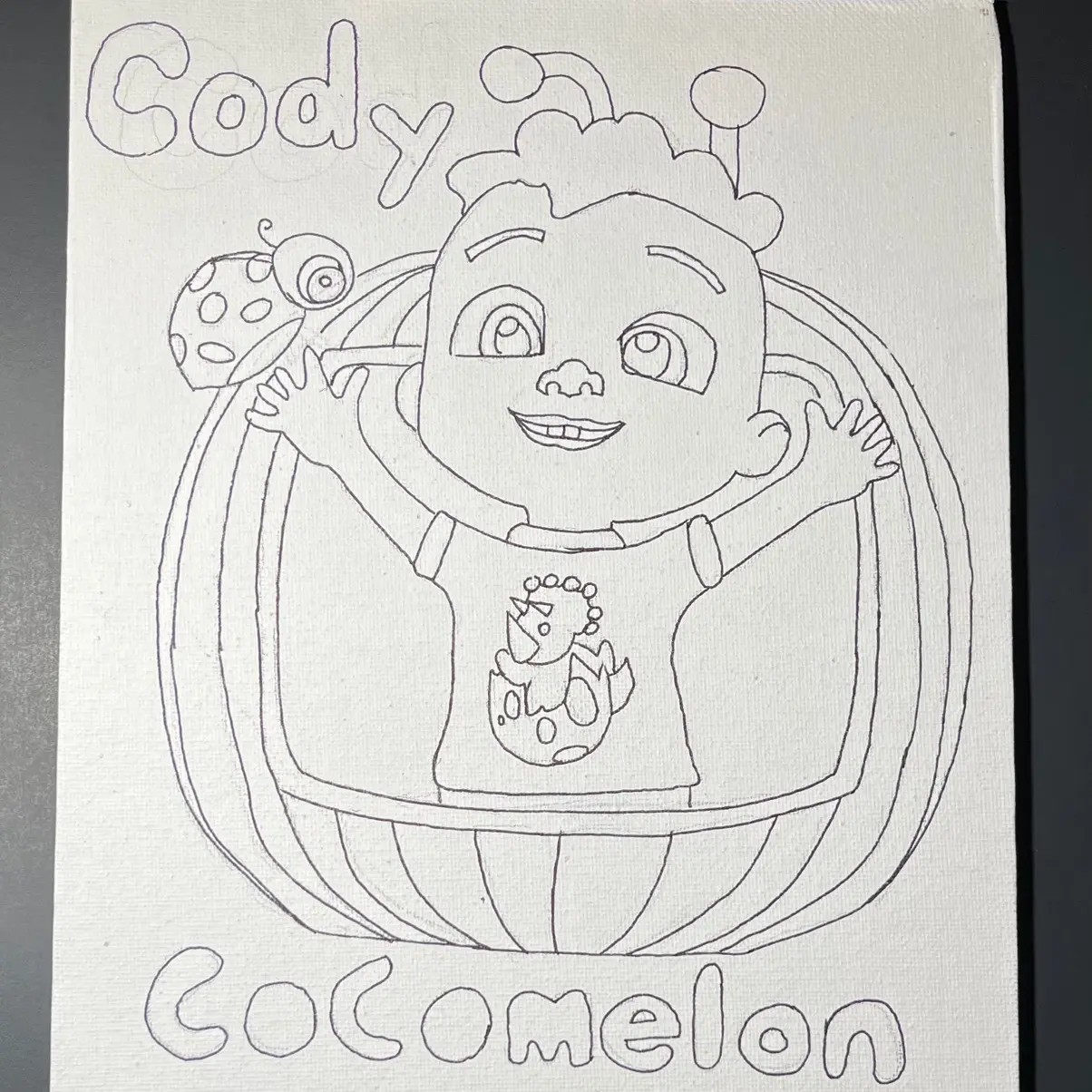 Cocomelon paint kit