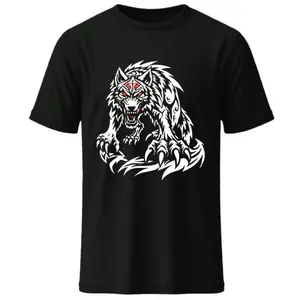 Men's Black Jacob Fatu Print Black T Shirt Professional Wrestler Tee For Man and Woman Unisex T-Shirt, Hoodie, Sweatshirt Menswear Fitted