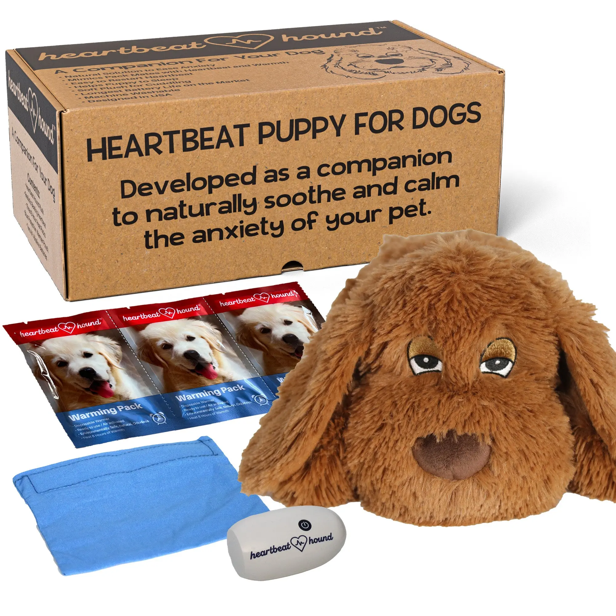 Heartbeat Hound - The Ultimate Comfort Companion for Anxious Dogs