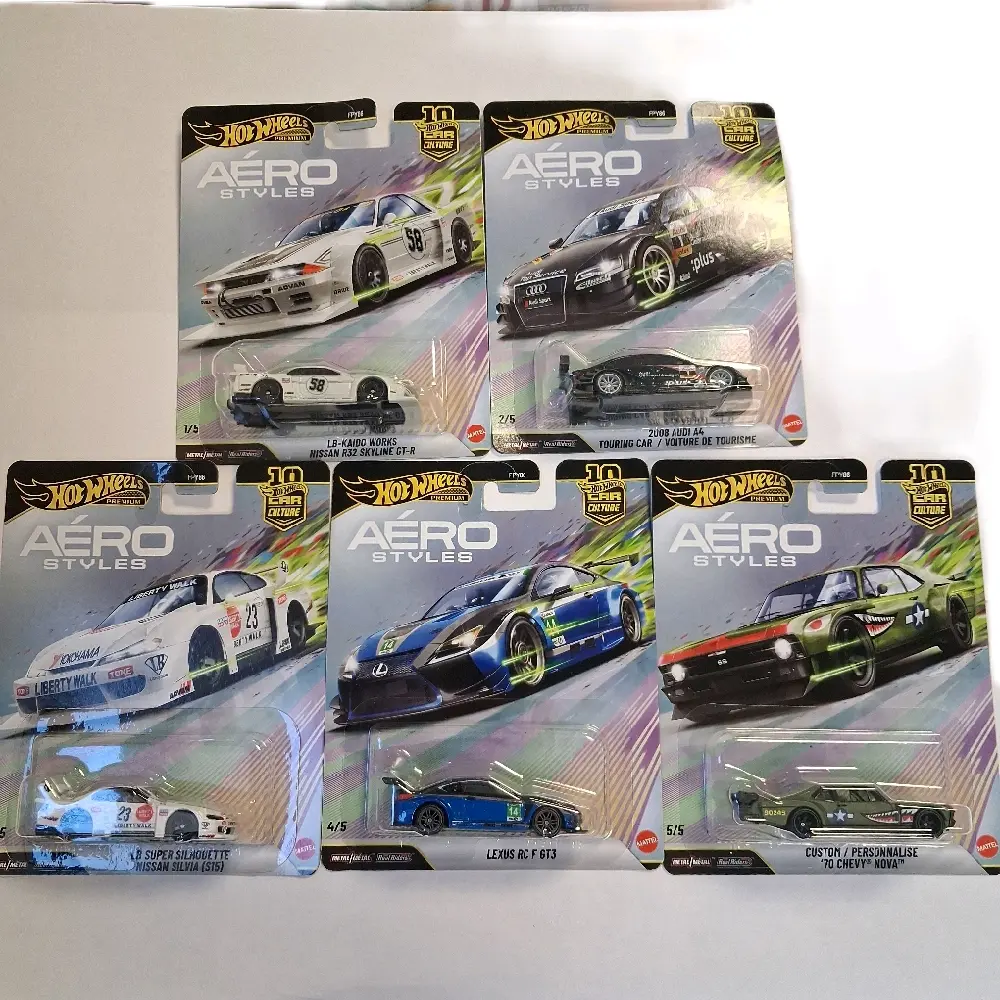 Hot Wheels Aero Styles Premium Diecast 1:64 Scale Collectible Diecast Car "You Pick"