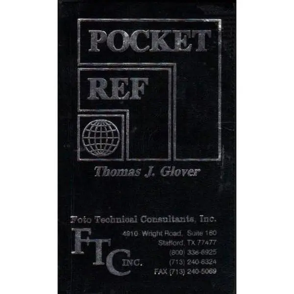 USED Book - Pocket Ref by Thomas Glover (Paperback) - english