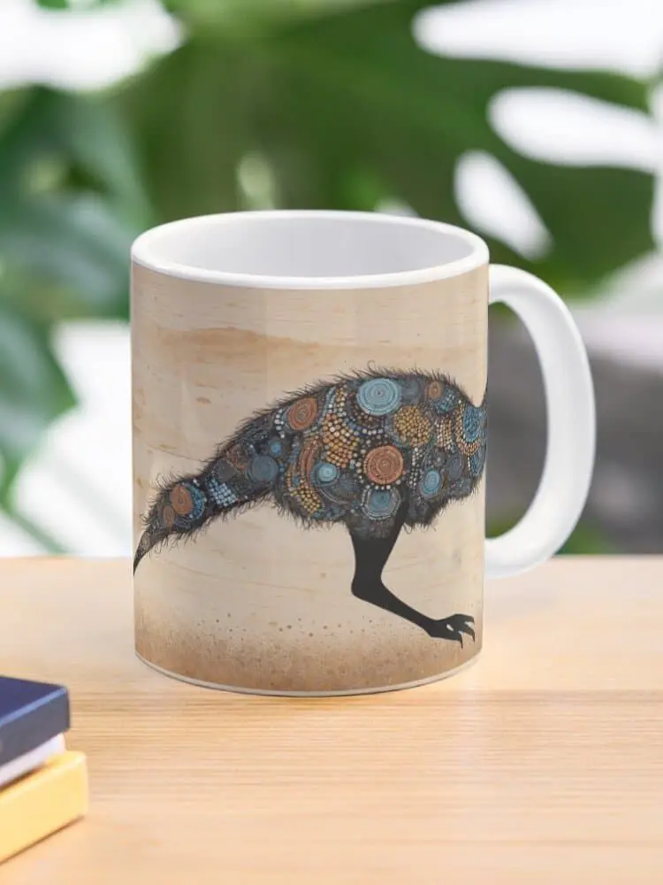 Running Australian Emu Coffee Mug