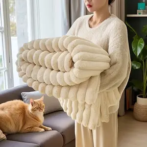 Solid Color Electric Blanket, 1 Count Soft Comfortable Throw Blanket, Warm Blanket for Bedroom, Living Room, Dormitory, and Travel