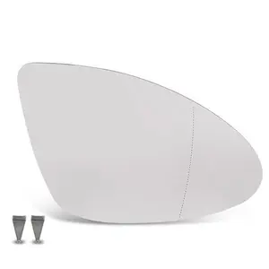 Passenger Side Heated Mirror Glass W/Backing Plate Fit For 11-17 Porsche Cayenne