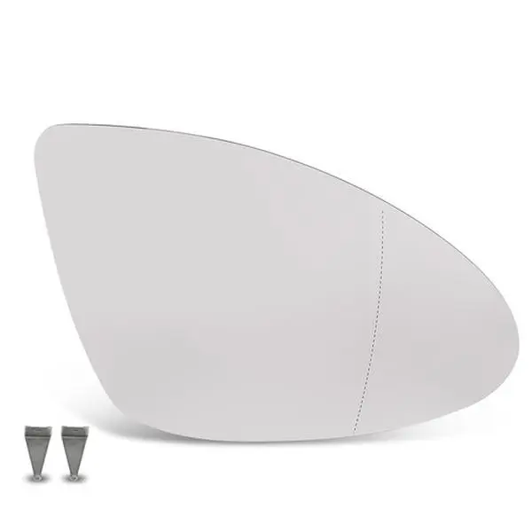 Passenger Side Heated Mirror Glass W/Backing Plate Fit For 11-17 Porsche Cayenne