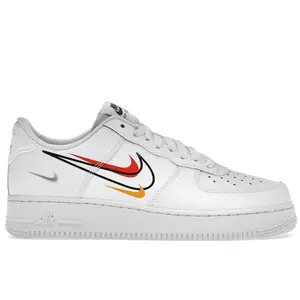 Nike Men's Air Force 1 Low Multi-Swoosh White, from StockX