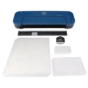 HP 12" Laminator with Starter Kit, Trimmer, Corner Cutter HP 12" Laminator with Starter Kit, Trimmer, Corner Cutter