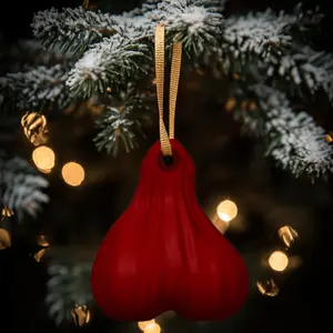 Oh Holy Ball Sack - Red Christmas Ornament for Unique Holiday Decor Gift Decoration Tree