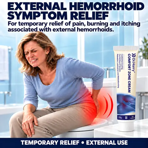 DR.HARRY 01 Intimate Comfort Cream - Intimate Care Gel Enhanced with Borneol, Thymol, Aloe Vera for Daily Comfort