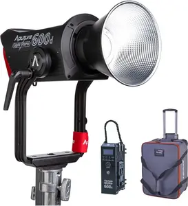 Aputure LS 600d LED Video Light V-Mount, CRI & TLCI ≥96,Bluetooth App Control 8 Lighting FX Aputure 600d for YouTube Studio, Video Shooting, Gaming, Streaming, Broadcasting, Conference