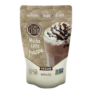 COCONUT CLOUD: Mocha Frappe Latte Mix - Dairy-Free, Vegan, Gluten-Free, Soy-Free, 100% Plant-Based Beverage with Coconut Milk Powder & Coffee