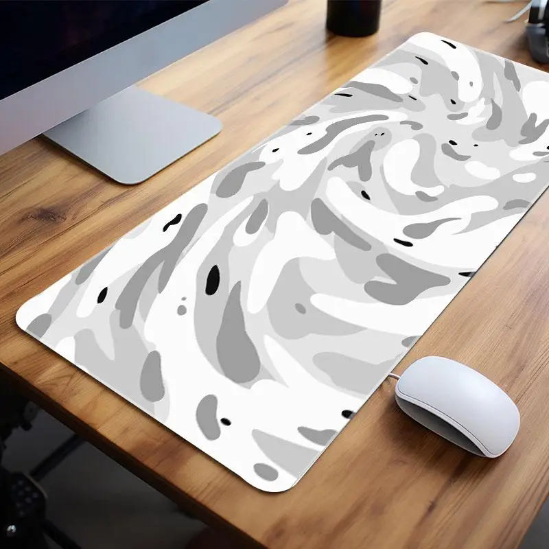 Abstract Swirl Pattern Mouse Pad, 1 Count Non-slip Mousepad, Laptop Computer Keyboard Mat, Desk Mat for Office Home Room, Summer Gift, Office Accessor