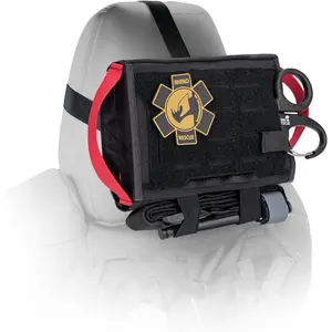 Car Tactical IFAK Trauma Kit with C-A-T Tourniquet, First Aid Kits for Vehicles, Molle Pouch for Military, Combat, Car, Van, ATV