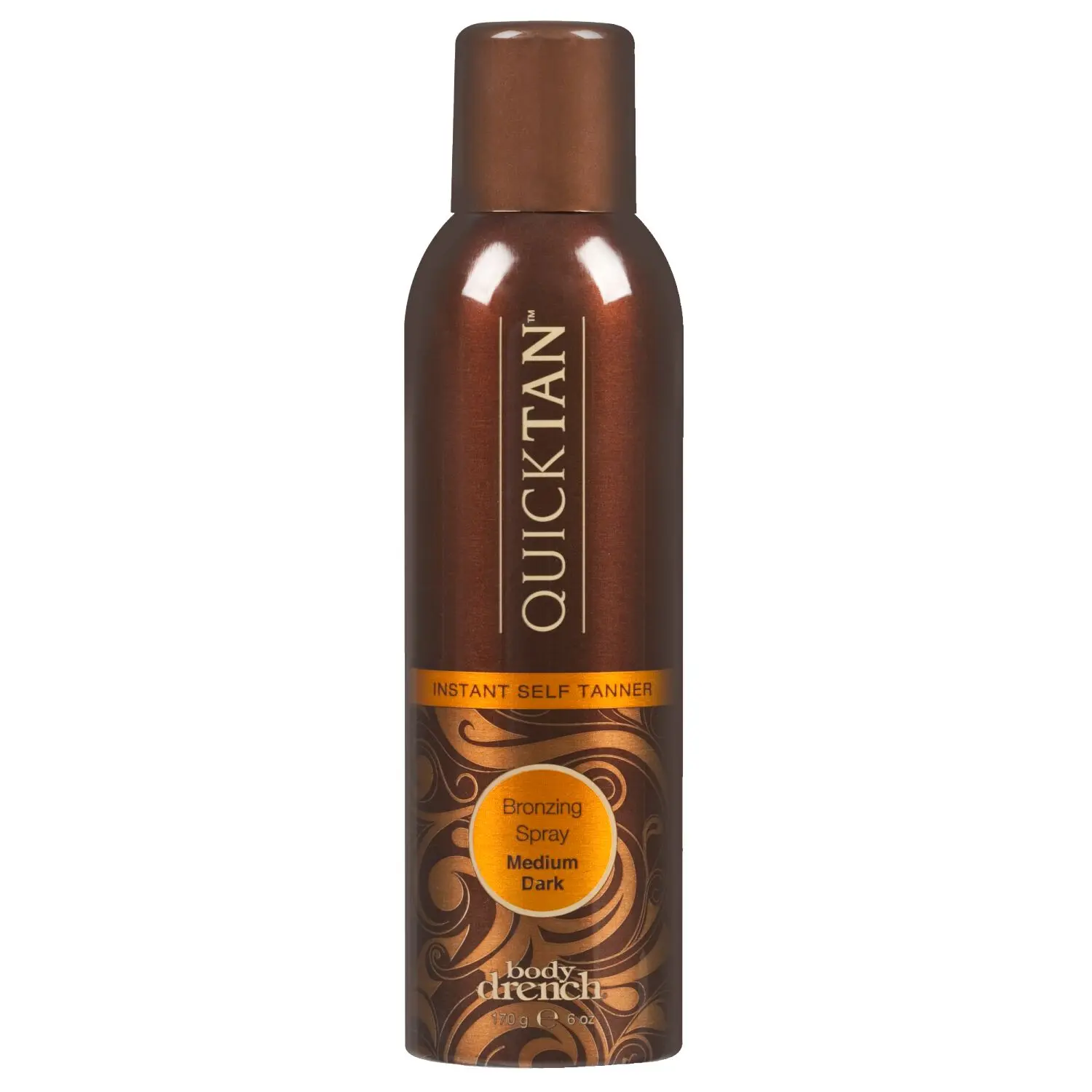 Body Drench Quick Tan Instant Self-Tanner Bronzing Spray, 6oz Medium-Dark Tinted Sunless Tanning Water, Easy Application for Cosmetic Bronzed Glow Up, Body Care, Quick-Tanning Body Self-Tanners