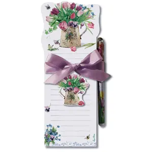 212 MAIN Lissom Design Flower Diecut List Pad, Stationery Office Supplies