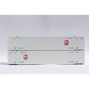 Jacksonville Terminal Company 537042 White Arrow (WARU) 53' HIGH CUBE 8-55-8 corrugated containers. JTC # 537042, N Scale