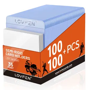 2000 Semi Rigid Card Holders PSA Graded Card Sleeves, Baseball, Trading, Sports Cards Protector for SGC, BGS, CSG Card Submissions