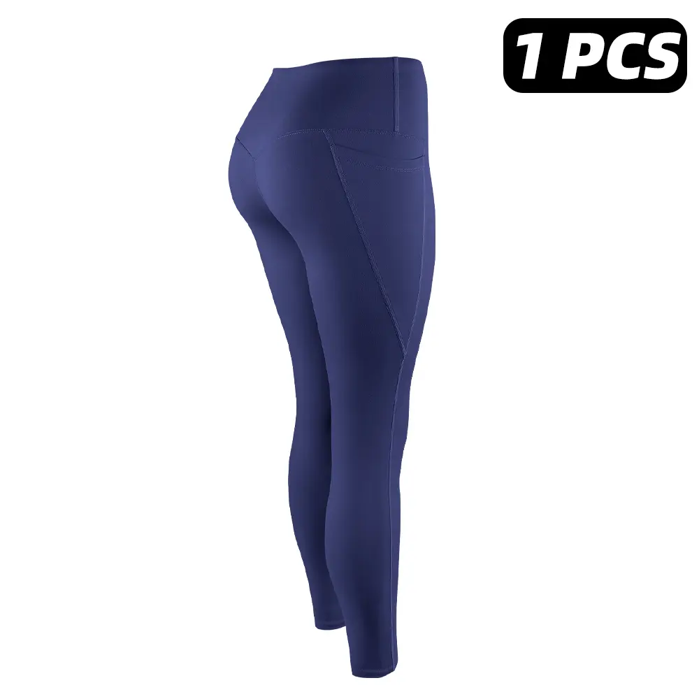 【no fleece】1PC - Legging - Navy