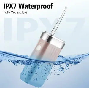 Water Flosser 180ML Tank 3 Modes Cordless Portable Deep Cleaning Teeth & Gums IPX7 Waterproof Fully Washable FDA Registered Oral Cleansing