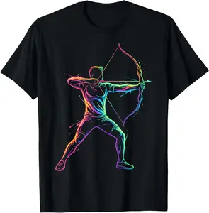 100% Cotton Funny Archery Clothes 2026 Archery Player Men  T-Shirt