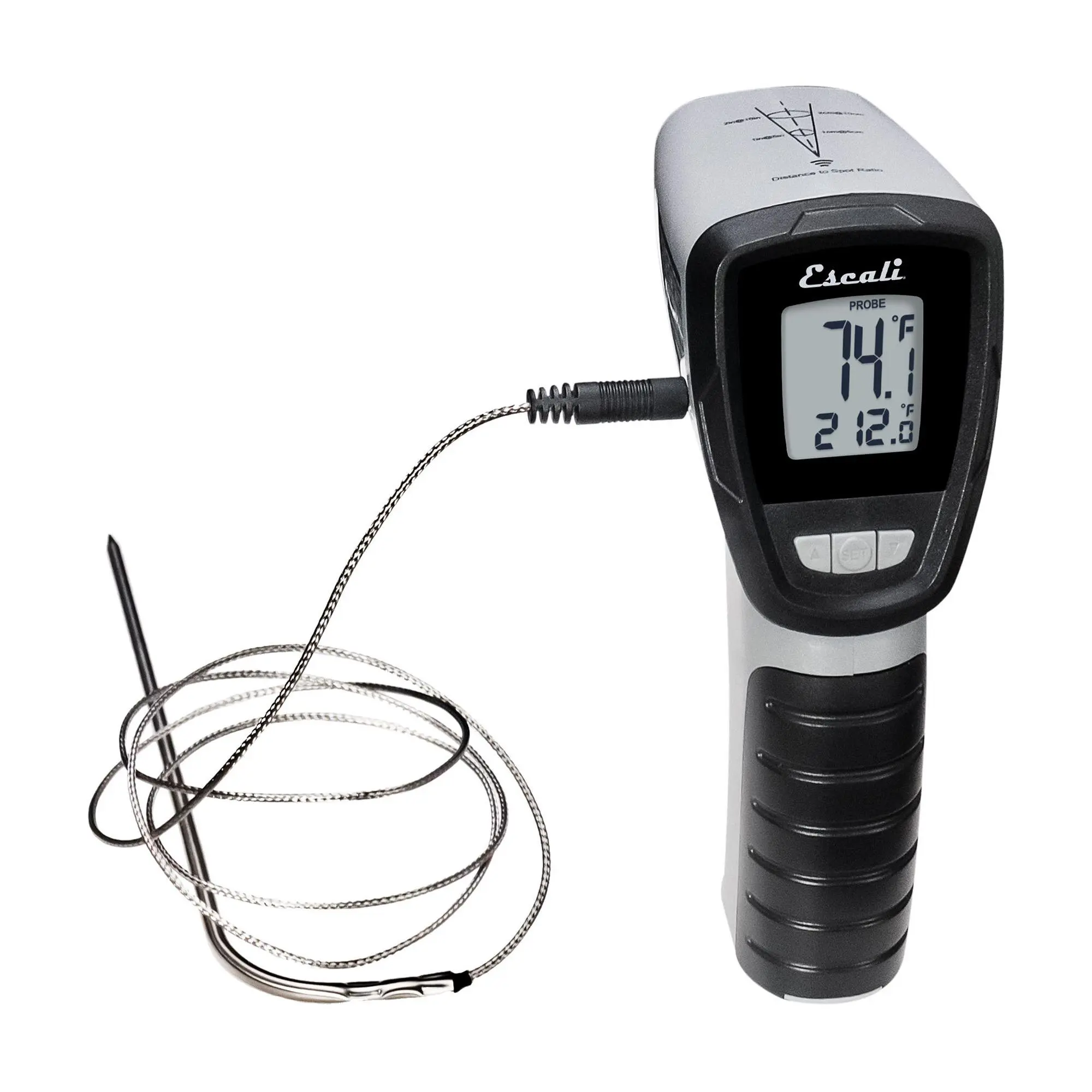 Escali SpotIR Infrared Surface & Probe Digital Thermometer Escali SpotIR Infrared Surface & Probe Digital Thermometer