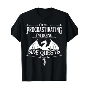 I'm Not Procrastinating I'm Doing Side Quests RPG Gamers T-Shirt