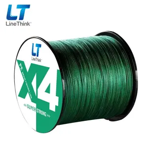 Linethink 300/500m Super Strong Fishing Line, 4 Strands Multi-Strand Pe Wear-Resistant Braided Line for Smooth Long Casting, Accessories for Sea and Ice Fishing