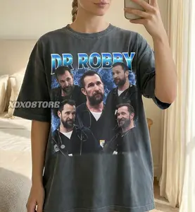 Vintage Dr. Robby 90s Shirt, The Pitt TV Show Merch, Emergency Room Doctor Graphic Shirt